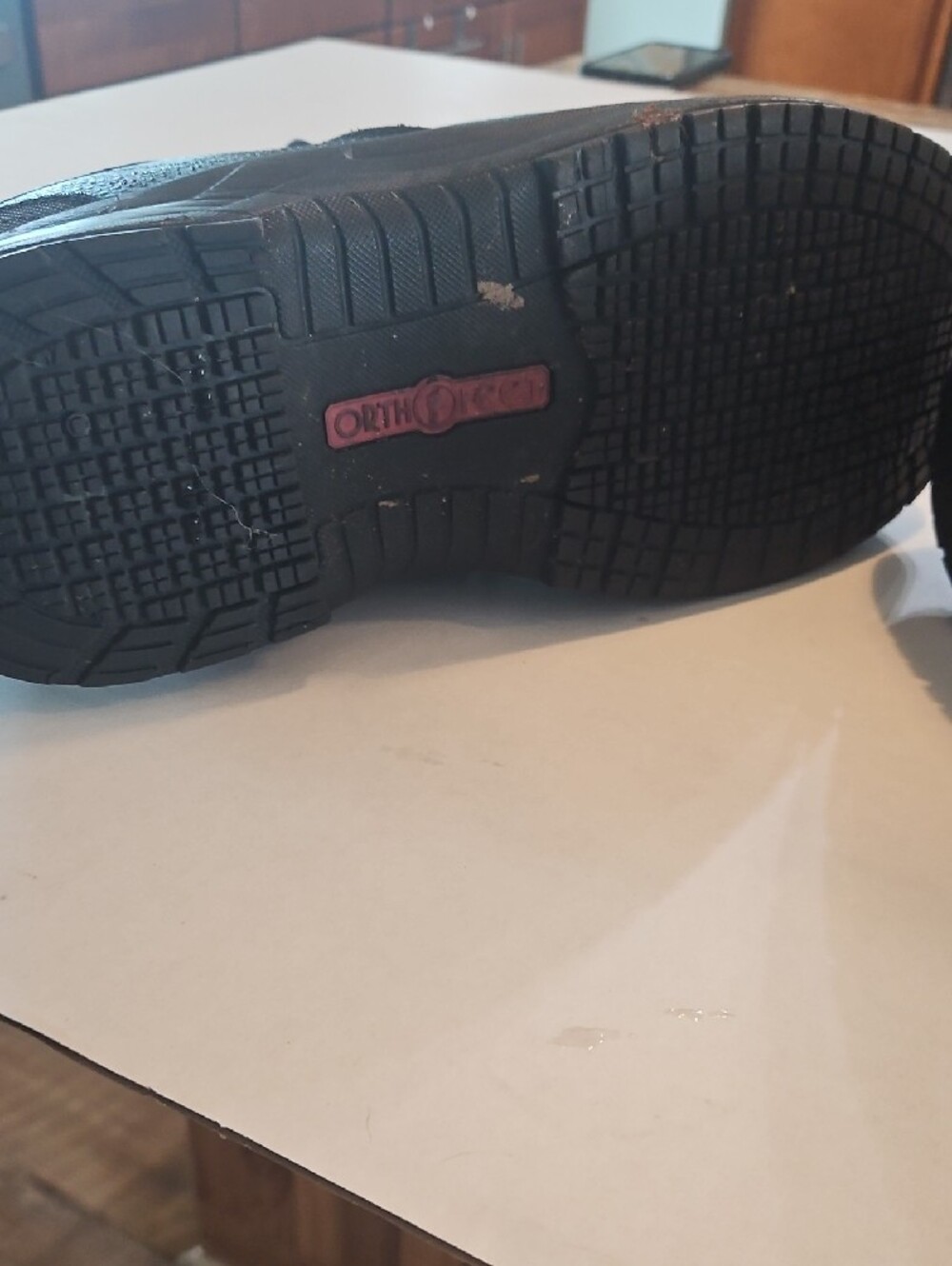 Men's Black Athletic Lace-Up Trail Shoes - Picture 3 of 4